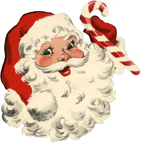 free vintage santa clipart